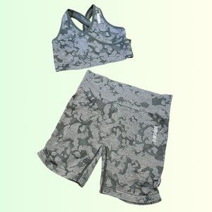 Gym Shark Adapt Camo Short/Bra Set